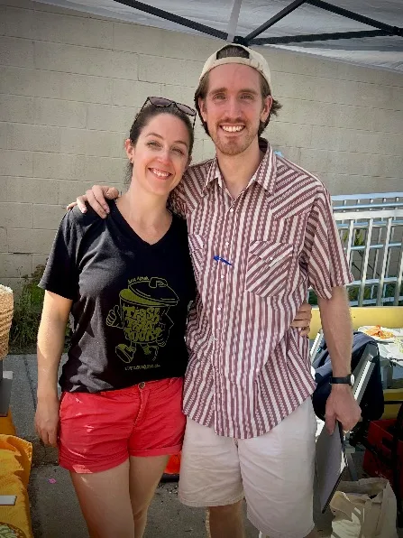 Samuel and Lydia, cofounders of ZeroWaste.Org